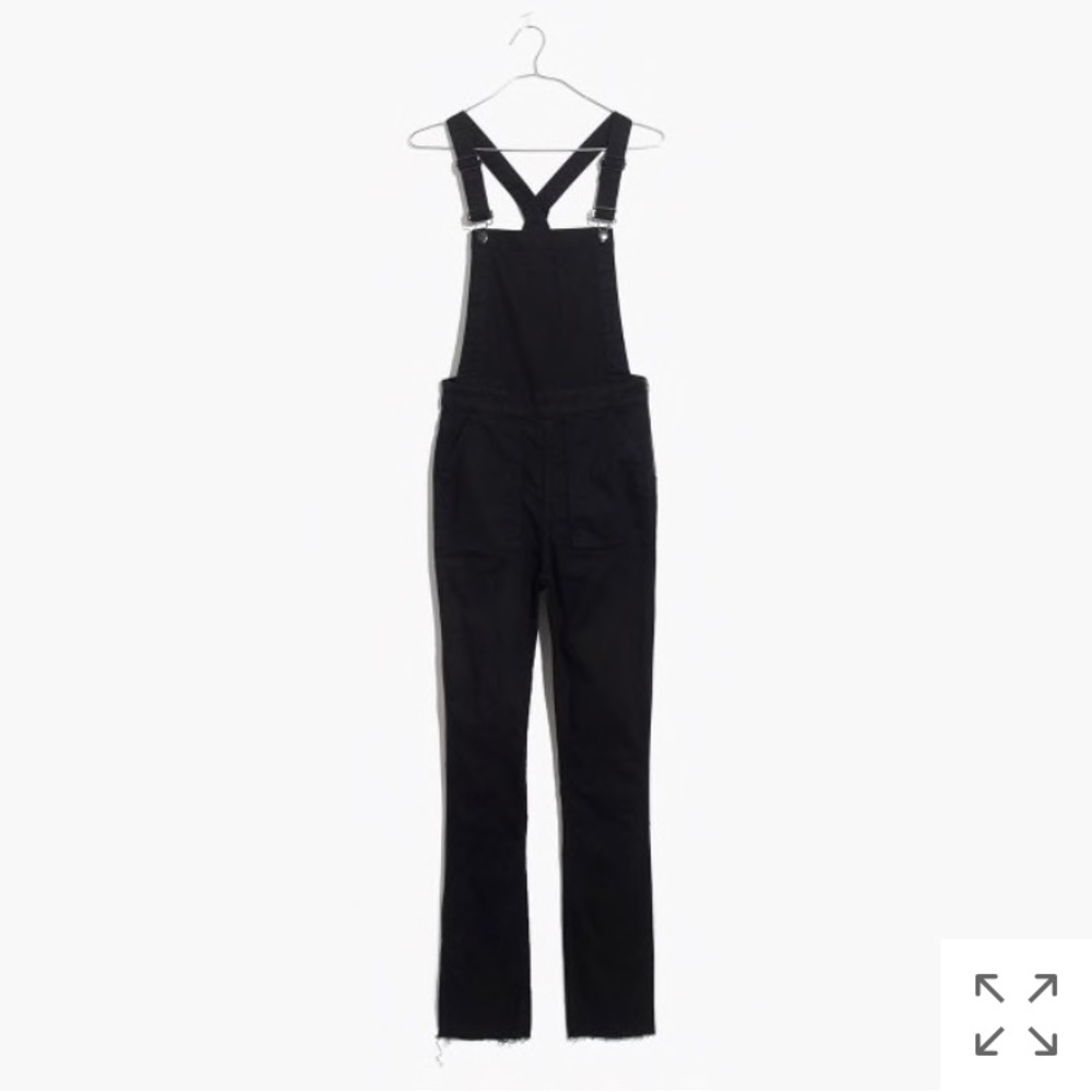 Madewell Skinny Overalls: raw-hem edition Size M
